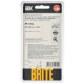 BRITE Рамка 2-местная РУ-2-2-Бр стекло белый RE IEK