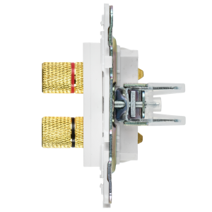 SKANDY Аудиорозетка 4-местная SK-A01W арктический белый IEK