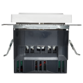 BRITE Розетка 1-местная с заземлением с защитными шторками 16А с USB AA 5В 3,1А РЮш10-2-БрАБ арктический белый IEK
