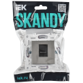 SKANDY Розетка компьютерная RJ45 кат.6 SK-K02N металл никель IEK