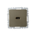 BRITE Розетка HDMI РHDMI-0-БрШ шампань IEK