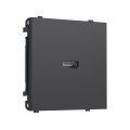 MS914030 Комплект механизма розетки HDMI 2.1 SIGMA Графит Мягкое касание 30V/900MS 4K-120HZ 8K-60Hz QUANT PRO (SP9140, PR223)