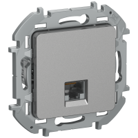 IEKINSPIRIA Розетка компьютерная RJ45 категория 6 UTP 6738321 алюминий IEK
