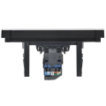 FORTE&PIANO Розетка компьютерная RJ45 кат.6 FP231M металл белый IEK