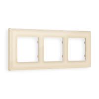 AF580303 Рамка ALFA Arctic Бежевый Стекло органическое 3-ая AMBRELLA VOLT