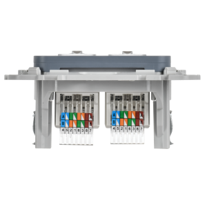 FLITE Розетка 2-местная компьютерная RJ45 категория 5Е UTP РК5е-2-0-ФлМ маренго IEK