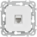 FLITE Розетка компьютерная RJ45 категория 6 UTP РК6-1-0-ФлБ белый IEK