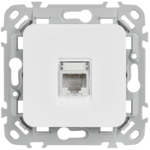 FLITE Розетка компьютерная RJ45 категория 6 UTP РК6-1-0-ФлБ белый IEK
