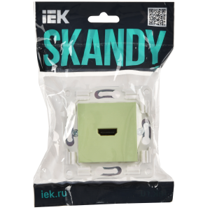SKANDY Розетка HDMI SK-H01G мятный IEK