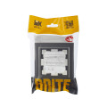 BRITE Рамка 1-местная IP44 РУ-1-БрС-44 сталь IEK