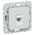 FLITE Розетка компьютерная RJ45 категория 6 UTP РК6-1-0-ФлЖ жемчуг IEK