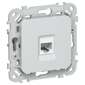 FLITE Розетка компьютерная RJ45 категория 6 UTP РК6-1-0-ФлЖ жемчуг IEK