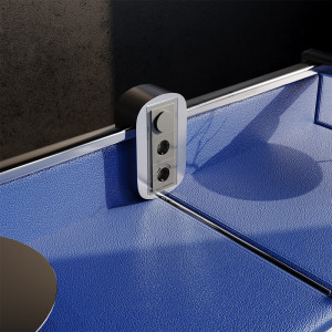 Розетка встраиваемая VOLTUM S70 с заземлением и защитными шторками, 16А, с USB, AA, титан