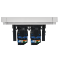 FORTE&PIANO Розетка компьютерная двойная RJ45 кат.6 FP234 белый IEK