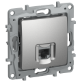 IEKETIKA Розетка компьютерная RJ45 категория 6 UTP 6724531 алюминий IEK