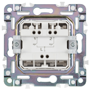 SKANDY Выключатель жалюзи 10А SK-V12Gr серый IEK