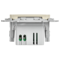 FLITE Розетка USB A+A 3,1А РЮ-2-ФлСл сливочный IEK