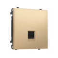 MS892005 Комплект механизма компьютерной розетки SIGMA Золото Мягкое касание RJ-45 экранированной с/ш QUANT PRO (SP8920, PR185)