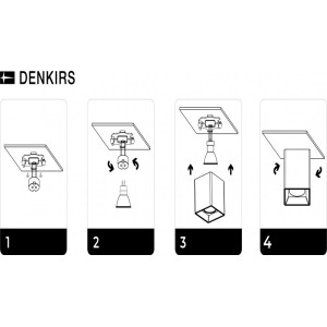 Накладной светильник Denkirs DK3030-WH