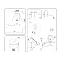 Настенный светильник E14*1