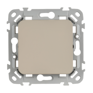 FLITE Выключатель 1-клавишный кнопочный 10А ВС11-2-0-ФлЛ льняной IEK