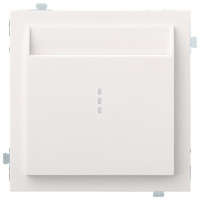 Лицевая панель для карточного выключателя, белый сатин (35731 MW)