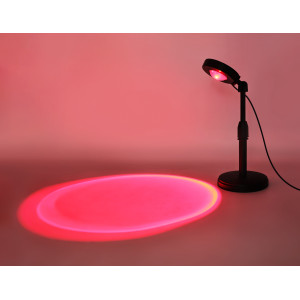 Атмосферная светодиодная настольная лампа с пультом 3W RGB 3Вт