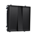 MS805010 Комплект механизма 3-кл выключателя SIGMA Черный матовый 10A-250V QUANT PRO (SP8050, PR133)