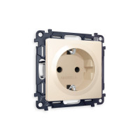 MA326010 Комплект механизма электрической розетки ALFA Бежевый матовый сз на винтовых зажимах QUANT AP3260, VM141 AMBRELLA VOLT