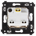 Розетка 1-м СП 2мод. Avanti Ванильная дымка 16А IP41 2P+E защ. шторки с крышкой беж. DKC 4405013