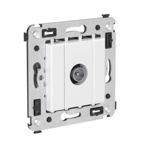 Розетка телевизионная оконечная TV СП Avanti Белое облако DKC 4400523