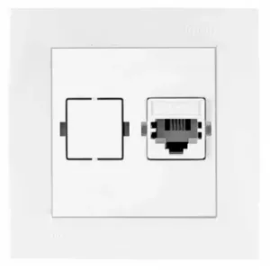 Розетка телефонная СП Simon15 RJ11 IP20 бел. Simon 1590480-030
