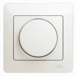 Светорегулятор поворотный Schneider Electric GLOSSA, 630 Вт, перламутр, GSL000637