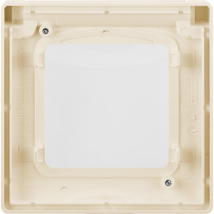 Рамка с защитной крышкой IP44 IK07 Legrand Inspiria для скрытого монтажа 1 механизма Legrand Inspiria, степень пылевлагозащиты IP44, степень ударопрочности IK07, цвет Слоновая кость
