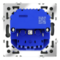 Розетка встраиваемая VOLTUM S70 с заземлением и защитными шторками, 16А, с USB, A+С, (титан)