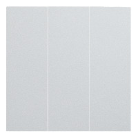 Клавиши трехклавишного выключателя, серебро (35661 SV)