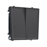 MS903030 Комплект механизма 2-кл перекрестного выключателя SIGMA Графит Мягкое касание 10A-250V QUANT PRO (SP9030, PR125)