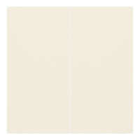 Клавиши для двухклавишного перекрестного выключателя , кремовый сатин (35614 MC)