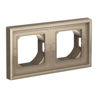 ARTGALLERY 2-постовая РАМКА IP44,  ШАМПАНЬ GAL440502