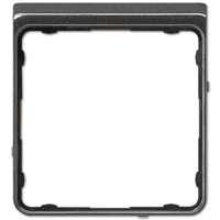 Внешняя рамка Jung CD 500, черный металлик, CDP82SWM