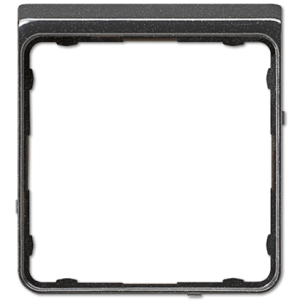 Внешняя рамка Jung CD 500, черный металлик, CDP82SWM