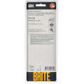 BRITE Рамка 3-местная РУ-3-1-Бр металл коричневый RE AL IEK