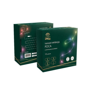 Гирлянда светодиодная смарт Роса Нить с крупными светодиодами 10м 100LED RGB IP20 USB провод прозр. Neon-Night 245-019
