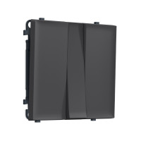 MS905010 Комплект механизма 3-кл выключателя SIGMA Графит Мягкое касание 10A-250V QUANT PRO (SP9050, PR133)