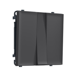 MS905010 Комплект механизма 3-кл выключателя SIGMA Графит Мягкое касание 10A-250V QUANT PRO (SP9050, PR133)