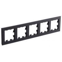 ATLASDESIGN NATURE 5-постовая РАМКА, МЕТАЛЛ ОНИКС ATN312305