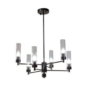Люстра подвесная INDIGO SP6 PEARL BLACK
