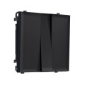 MS985010 Комплект механизма 3-кл выключателя SIGMA Черный Мягкое касание 10A-250V QUANT PRO (SP9850, PR133)