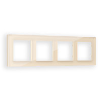 AF330304 Рамка ALFA Platos Бежевый Стекло органическое 4-ая AMBRELLA VOLT