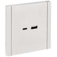 FORTE&PIANO Розетка USB A+C 18Вт FP251 белый IEK